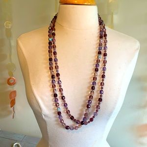 Joan Rivers Classics crystal double strand necklace